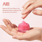 Hydrating Lip Mask Set, Lip Scrub & Lip Butter, Overnight Lip Treatment Set - Image 9