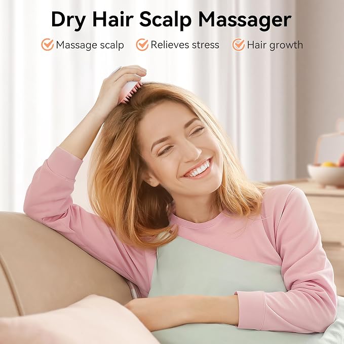 HEETA Scalp Massager Hair Growth, Soft Silicone Scalp Scrubber Shampoo Brush - Image 3