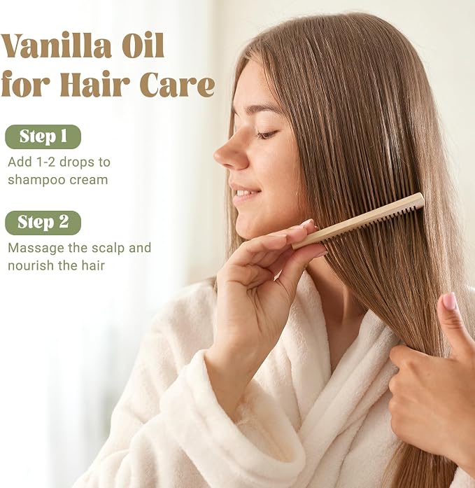 EUQEE 118ml Vanilla Essential Oil, Pure Vanilla Fragrance Essential Oil - Image 6