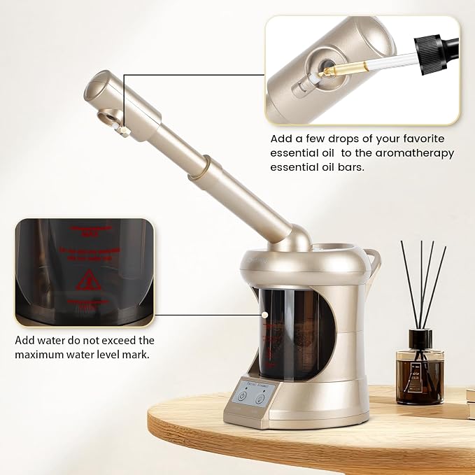 Professional Facial Steamer, Portable Type, high Water Mist Density, Face - Image 4