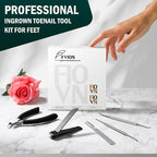 FVION Ingrown Toenail Tools Kit 5 Pcs, Toenail Clippers - Image 5