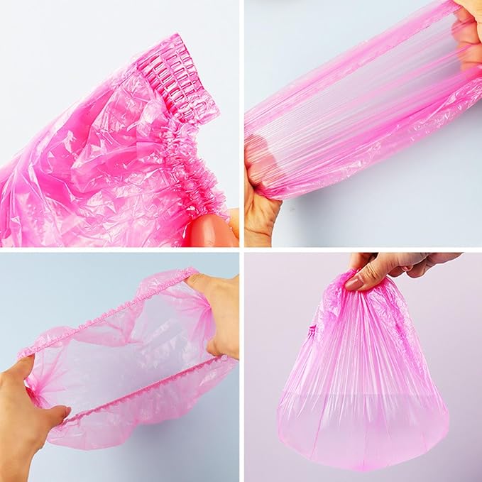 200 PCS Disposable Shower Caps Thickened Waterproof Hair Bath Caps - Image 4