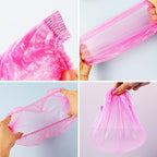 200 PCS Disposable Shower Caps Thickened Waterproof Hair Bath Caps - Image 4