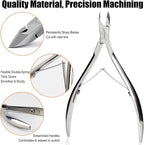 LePinko Professional Cuticle Trimmer kit, Super Sharp Dead Skin Clipper - Image 2