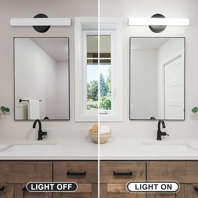 FOLKSMATE 2-Pack Modern Dimmable LED Vanity Light Bar Lighting Fixtures - Image 8