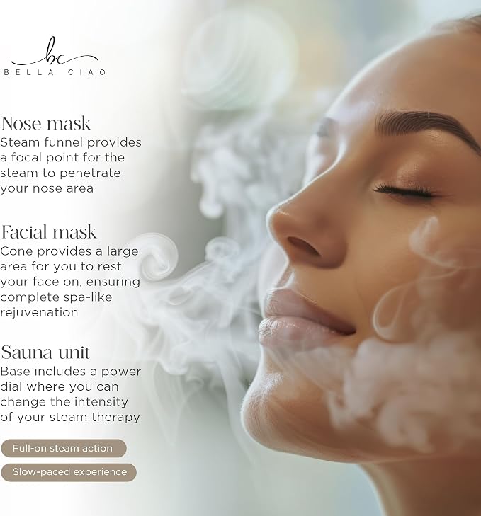 Bella Ciao 11-Piece Facial Steamer Set – Portable Face Steamer - Image 7