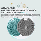 RamPula Silicone Body Scrubber, Silicone Loofah, Quick-Dry Exfoliating Body - Image 3
