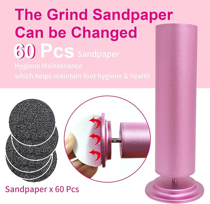 Electric Foot Callus Remover, Adjustable Foot Speed, Professional Foot Repair - Image 3