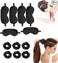 12Pcs Silk Sleep Masks Satin Eye Mask Silky Eyes Cover Blindfold Eyeshade Hair by WJingYiJia
