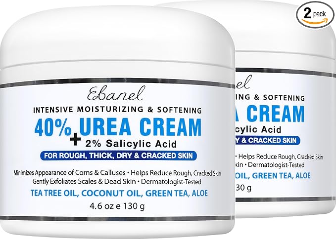 Ebanel Urea Cream 40% plus Salicylic Acid 2%, Foot Cream by Ebanel