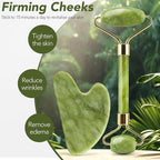 huefull Genuine Jade Roller & Gua Sha Set - Image 3