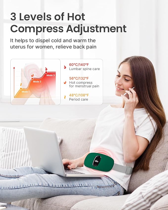 iDOO Travel Heating Pad, FSA Eligible Item, Portable Heating Pad - Image 2