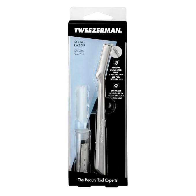 Tweezerman Stainless Steel Facial Razor - Image 8