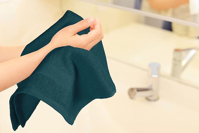 Belizzi Home Ultra Soft 6-Piece Hand Towel Set 16x28-100% Ringspun Cotton - Image 4