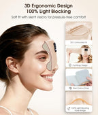 MUSICOZY 3D Silk Bluetooth Sleep Mask Headphones, Mulberry Silk Eye Mask - Image 5