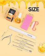 MORGLES Cuticle Remover Tools, Nail Files and Buffers Set - Image 7