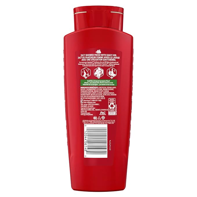 Old Spice Body Wash for Men, Aquaman: King of Atlantis, 3X Defense, 24/7 Shower - Image 8