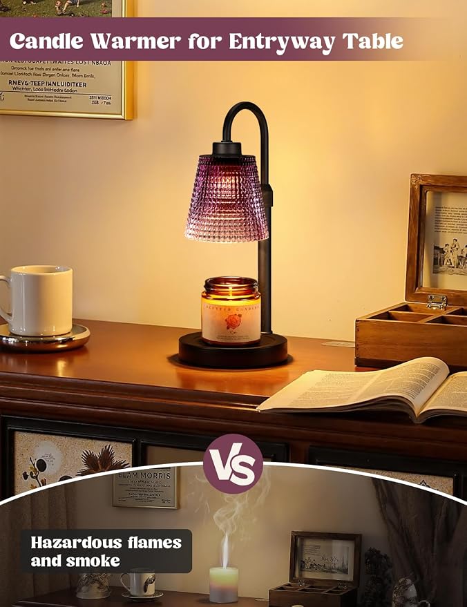 Innqoo Purple Candle Warmer Lamp - Image 5