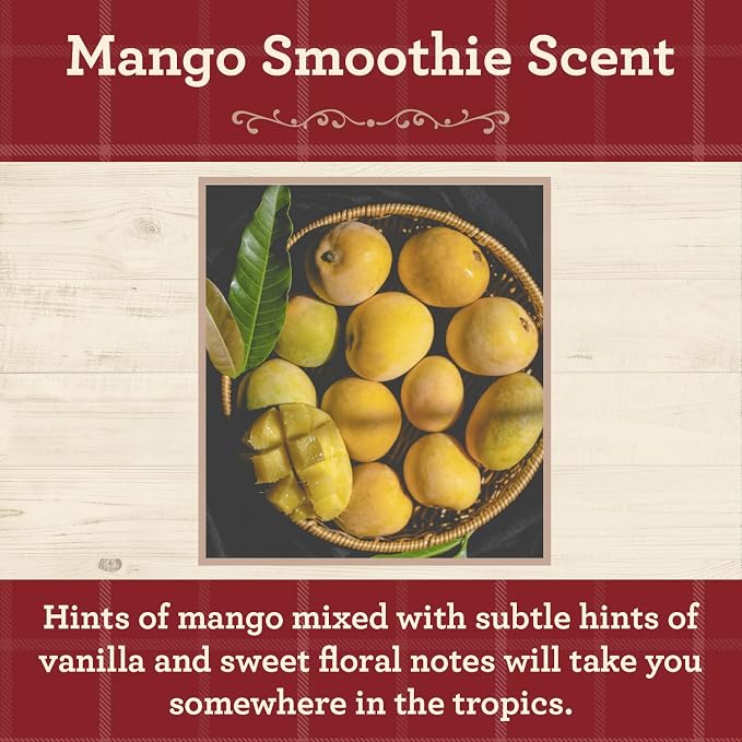 Our Own Candle Company, Mango Smoothie Scented Mason Jar Candle, 100 Hour Burn - Image 2