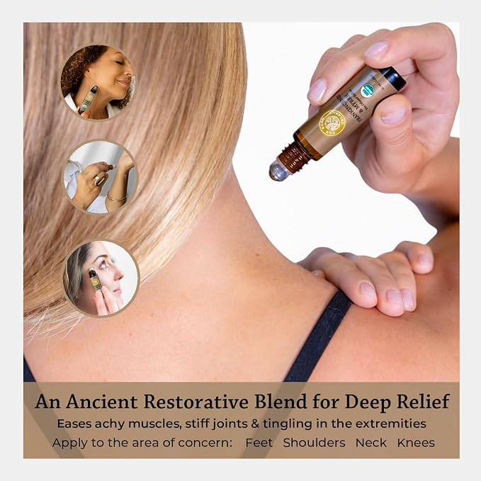 Silk Road Organic Frankincense Oil & Myrrh Essential Oil Roll On - Image 3