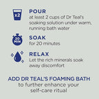 Dr Teal's Pure Epsom Magnesium Salt Soak, Cannabis Sativa Hemp Seed Oil - Image 4