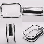 Tbestmax 10 Pcs Clear Cosmetic Bags Small Makeup Bags Portable Waterproof - Image 4