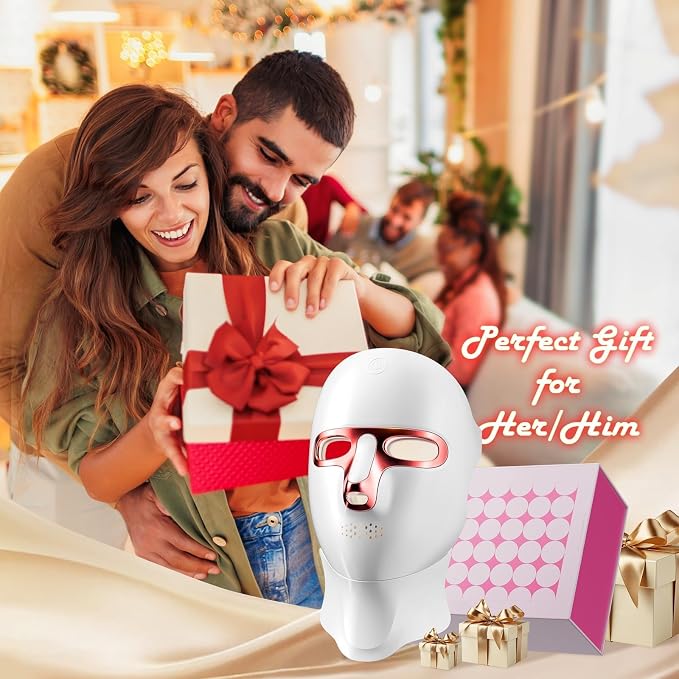 ONLUKY Red Light Therapy Mask for Face, Cordless LED Face Mask Light Therapy - Image 9