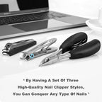 Large Nail Clippers Set, 5-Piece Sharp Toenail and Fingernail Clippers - Image 8