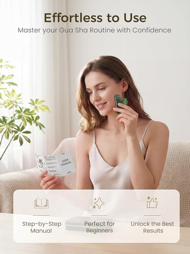 Gua Sha Facial Tool – Jade Guasha Tool - Image 5