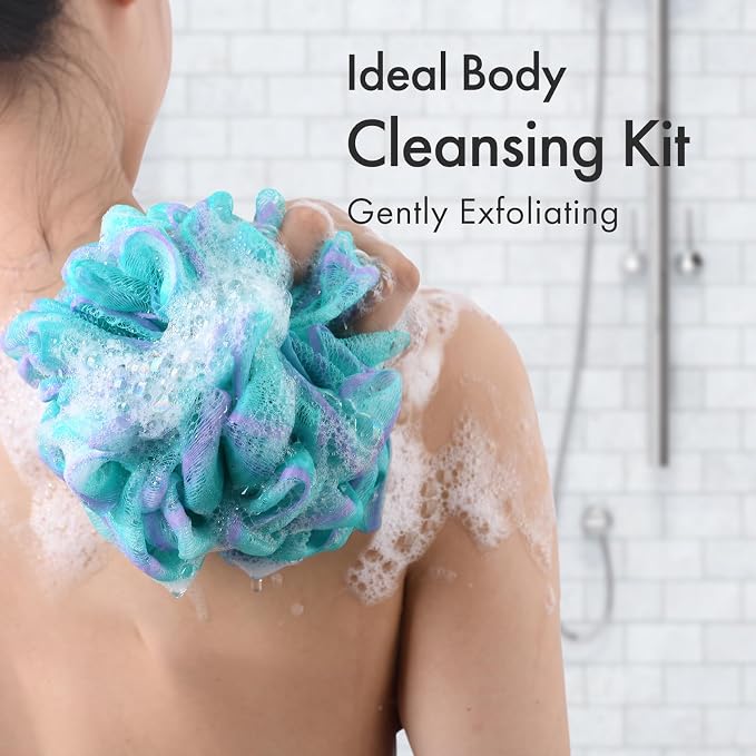 AmazerBath Loofah Sponge, Shower Loofah 75g/PCS - Image 4