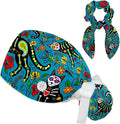 Ethnic Aztec Pattern Adjustable Scrub Cap Hat by otnrnondcl