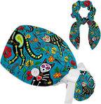 Ethnic Aztec Pattern Adjustable Scrub Cap Hat by otnrnondcl