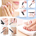 Manicure Pedicure Kit Nail Clippers Set Fingernails & Toenails Vibrissac - Image 5