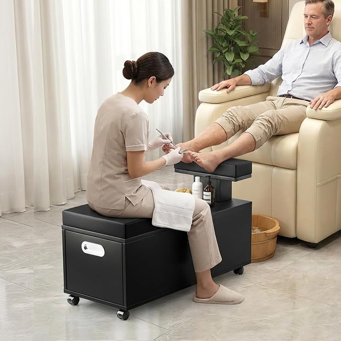 OmySalon Pedicure Cart, Foot Bath Trolley - Image 2
