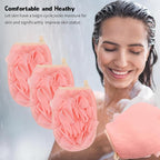 3 Pack Bath Loofah Body Sponge Brushes Loofah Exfoliating Glove Bath Shower - Image 4