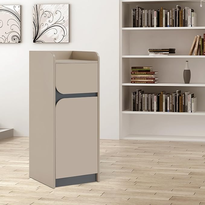 BarberPub Salon Spa Storage Cabinet, Barber Hair Stylist Station - Image 2