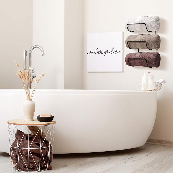 Sorbus Towel Holder for Bathroom Wall - Image 3