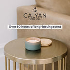 Calyan Wax Co. Evergreen & Eucalyptu 3 Wick Scented Candle - Image 5