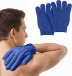 MOLOPPO 2 PCS Exfoliating Glove, Scrub Gloves Exfoliating, Body Exfoliator by MOLOPPOCase