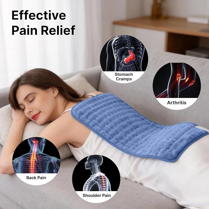 Blue Heating Pad Perfect Christmas, Mothers Day & Birthday Gifts - Image 2