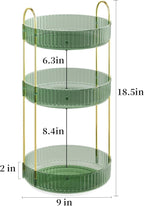 Rotating Makeup Organizer Countertop, Skincare Organizers, Spinning Perfume - Image 2