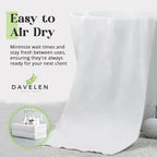 DAVELEN Disposable Large Luxury Towels Spa and Salon Quality Softness - Image 5