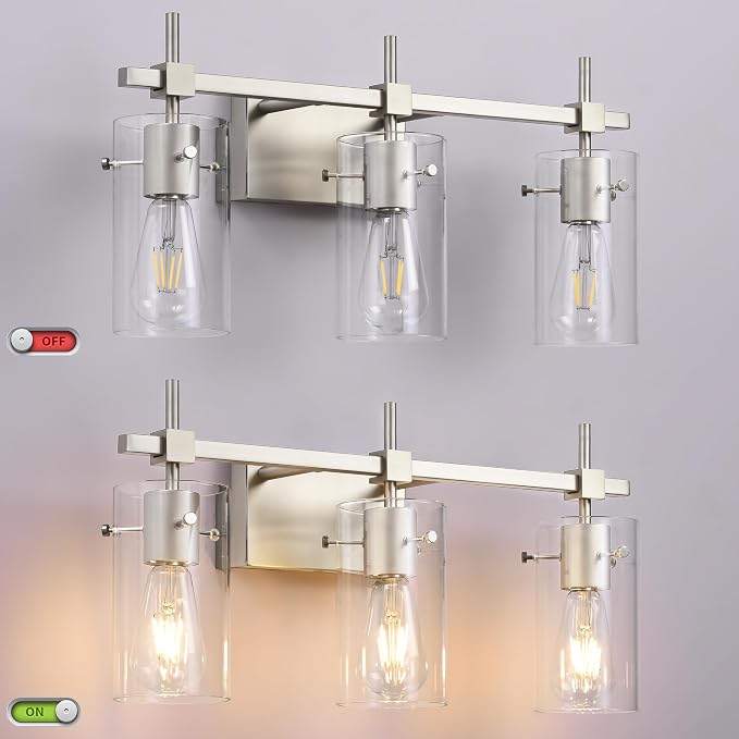 SOLFART 3 Lights Vanity Light Bathroom Light Fixture Over Mirror - Image 4