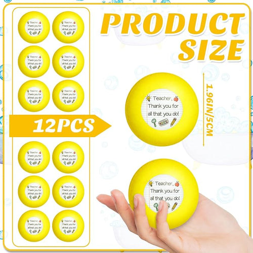 12 Pcs Teachers Appreciation Gifts Bath Bombs - Image 2