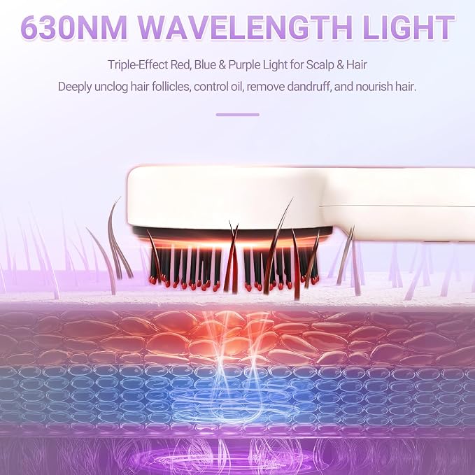 Electric Scalp Massager, 3-in-1 Hair Oil Applicator & Cordless Electric Head - Image 2