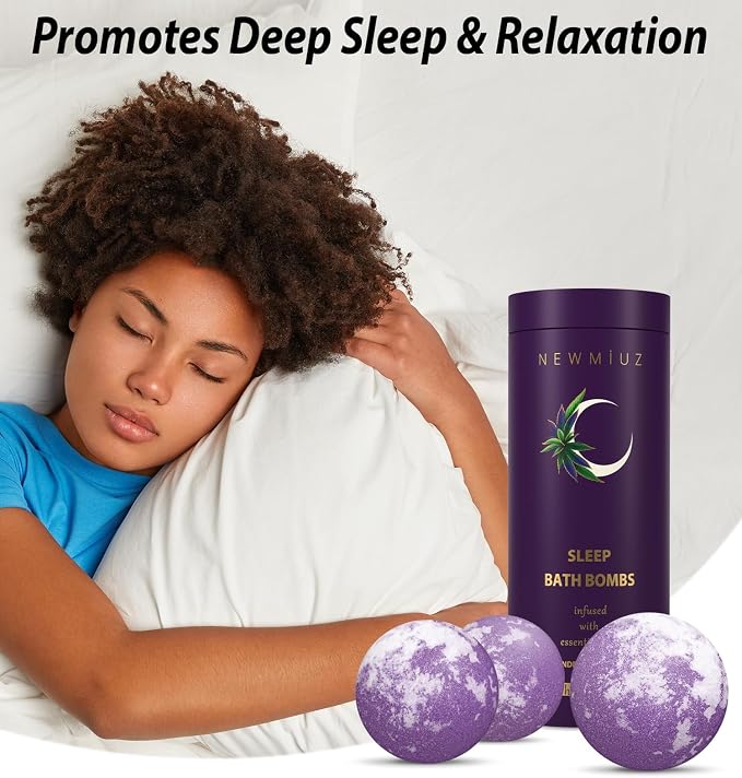 Deep Sleep Bubble Bath Bombs Infused - Image 4