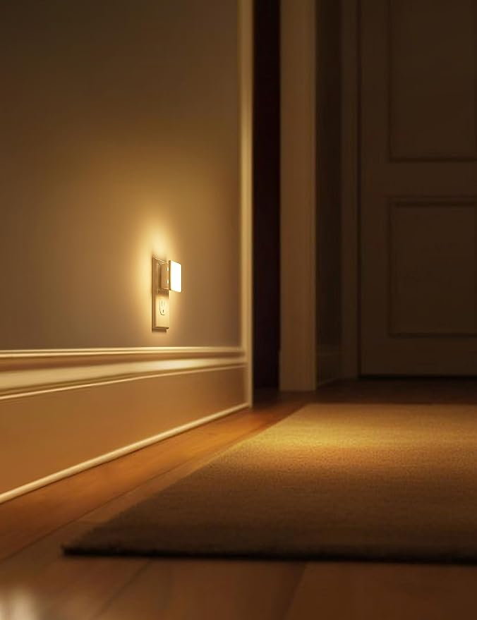 L LOHAS LED Night Lights Plug into Wall 2-Pack, 0.3W Plug in Night Light - Image 4