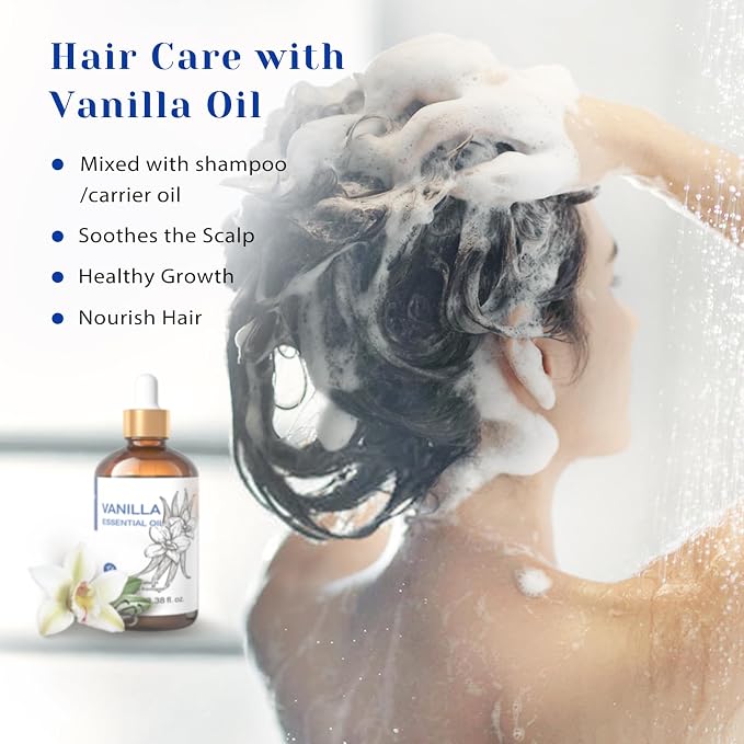 HIQILI Vanilla Essential Oil, Undiluted Natural Strong Fragrance Add in Skin - Image 4