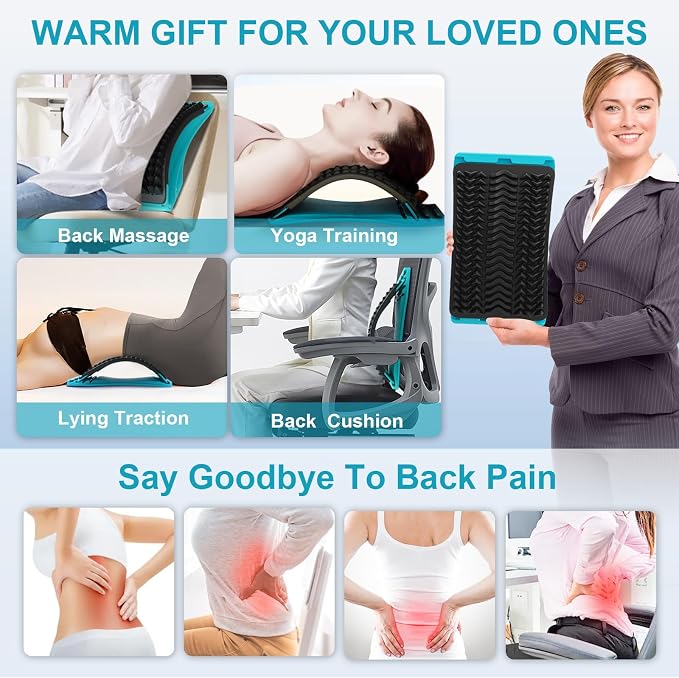 MINOLL Back Stretcher for Lower Back Pain Relief, Back Cracking Device - Image 9