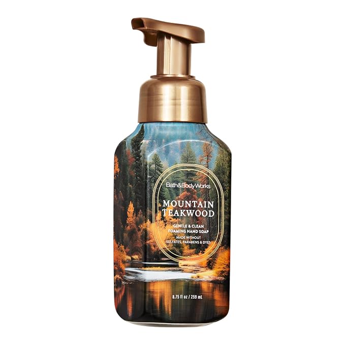 Bath & Body Works Mountain Teakwood Gentle Foaming Hand Soap 8.75 oz by BathBodyWorks